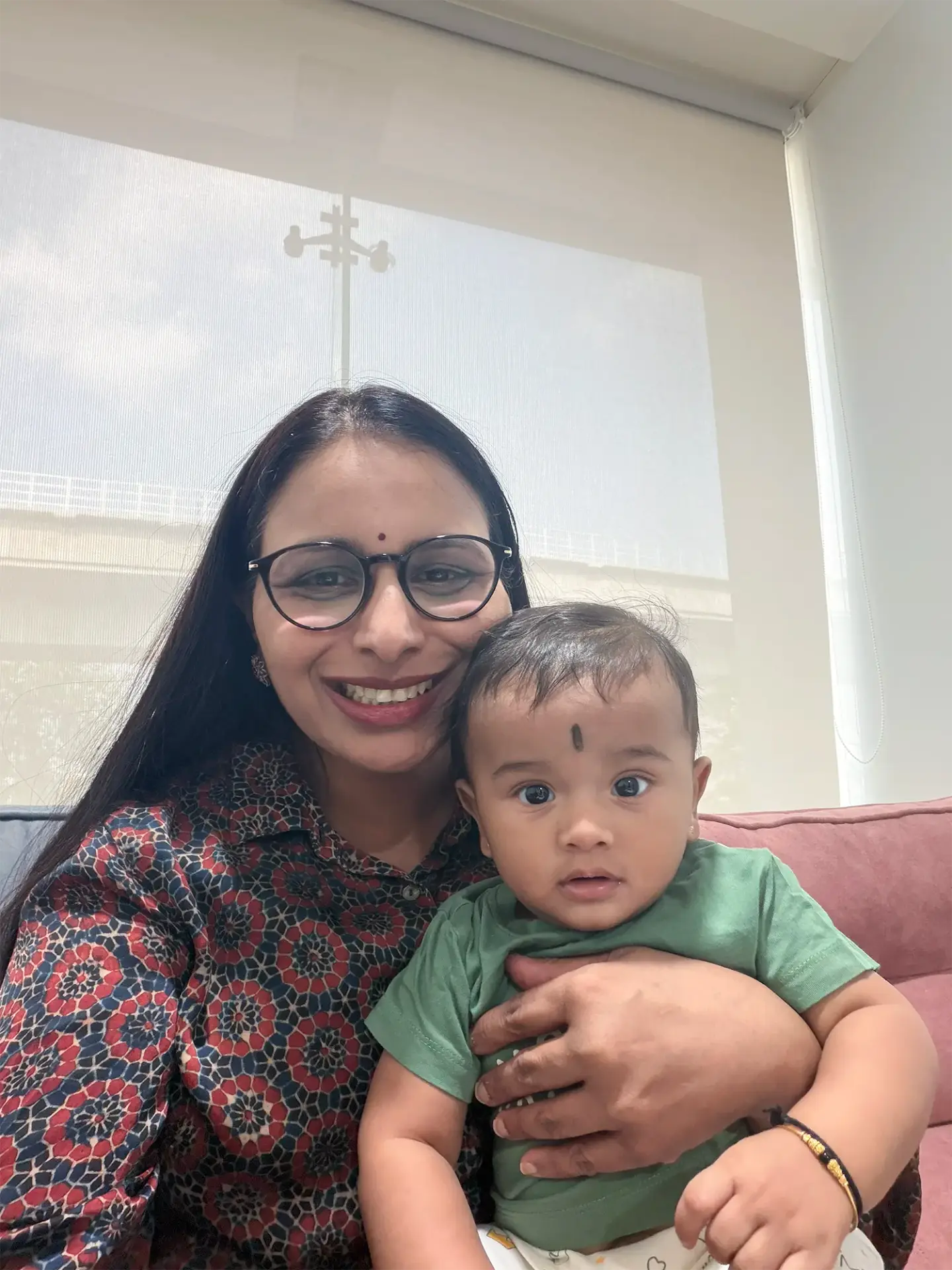 Khushi clinical team member sharing a moment with a child