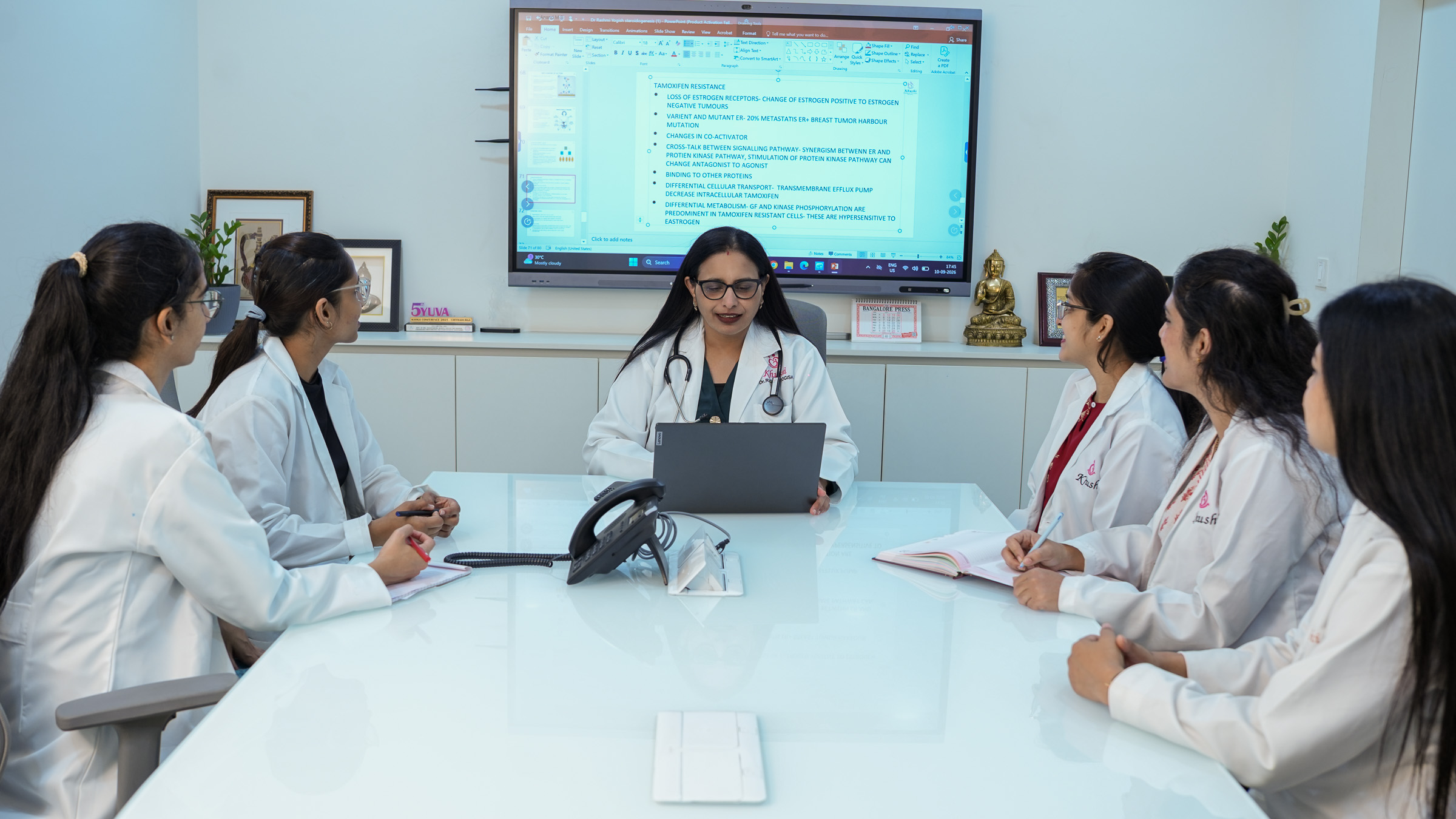 Academic teaching session at Khushi Fertility & IVF Centre, JP Nagar, Bengaluru